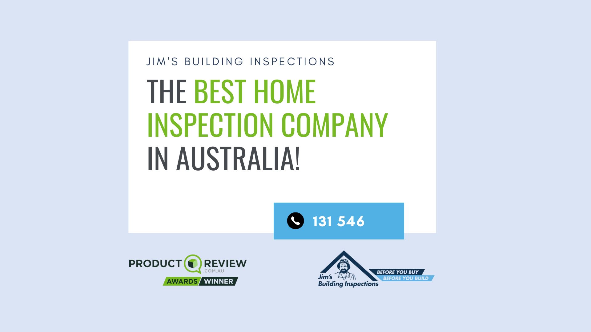 Jim’s Building Inspections Named ‘Best Home Inspection Company’ in Australia